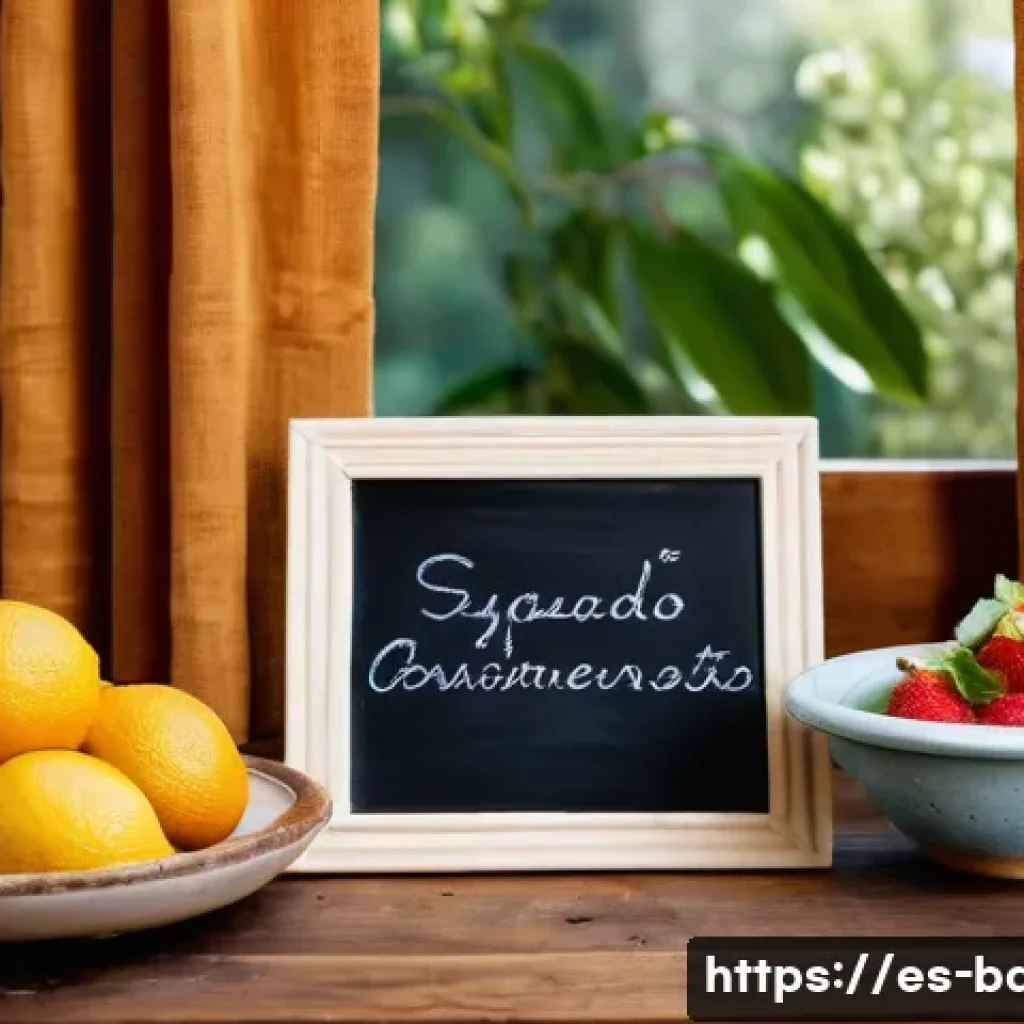 무설탕 제과 제품 - A vibrant, rustic kitchen scene in a traditional Spanish home featuring artisanal sugar-free pastrie...